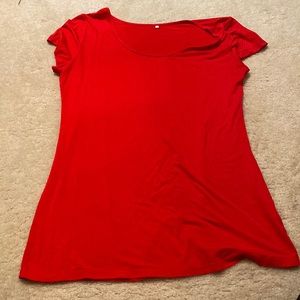 Red Short sleeve, from amazon